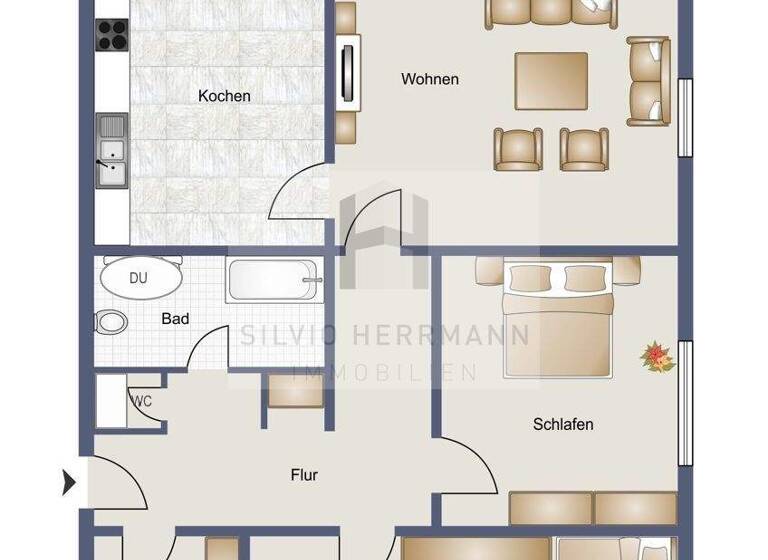 Wohnung zum Kauf 171.500 € 4 Zimmer 86 m² 3. Geschoss Werben 03096