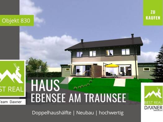 Doppelhaushälfte zum Kauf 489.000 € 4 Zimmer 114 m² 345 m² Grundstück Ebensee am Traunsee 4802