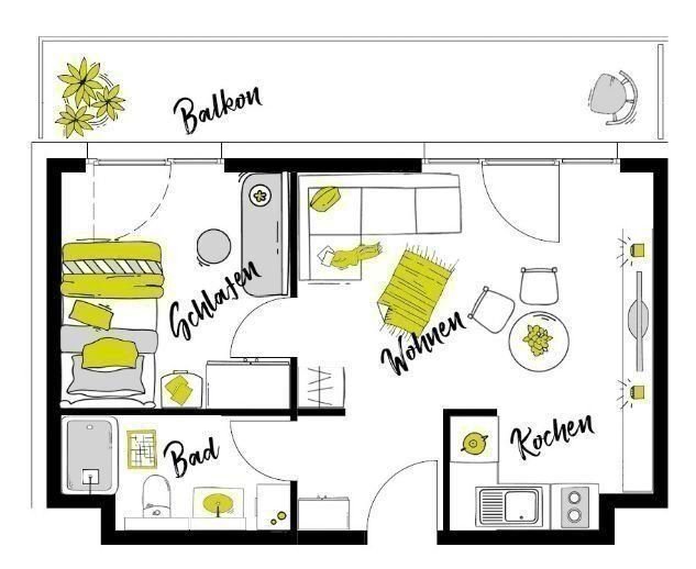 Studio zur Miete 715 € 1 Zimmer 35 m²<br/>Wohnfläche 4.<br/>Geschoss 15.01.2025<br/>Verfügbarkeit Regensburger Str. 6/8 Glockenhof Nürnberg 90478