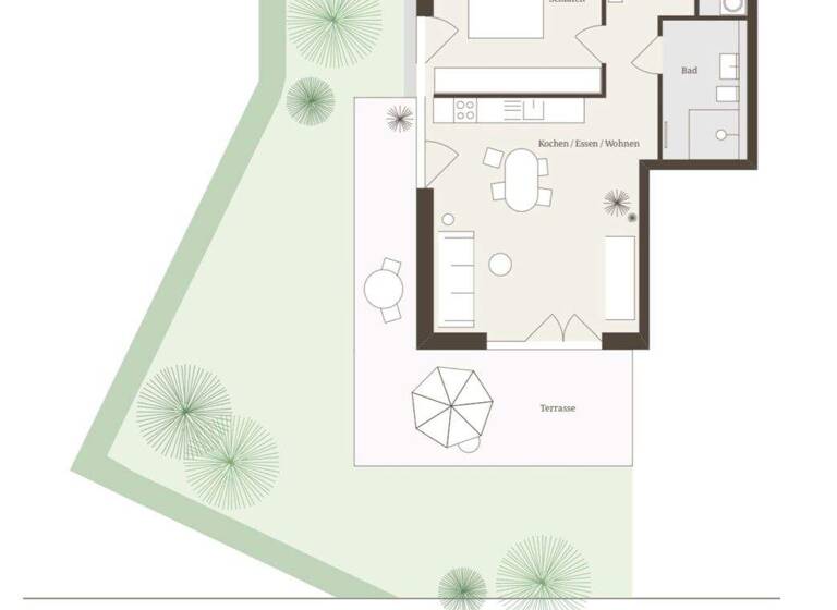 Wohnung zum Kauf provisionsfrei 514.000 € 2 Zimmer 75,2 m² Wolkersdorf Traunstein 83278