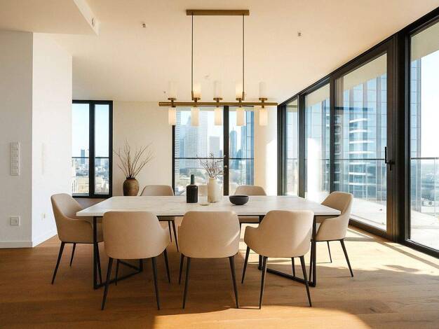 Wohnung zum Kauf - Erstbezug 2.400.000 € 5 Zimmer 200,3 m² 14. Geschoss Gallus Frankfurt am Main 60327