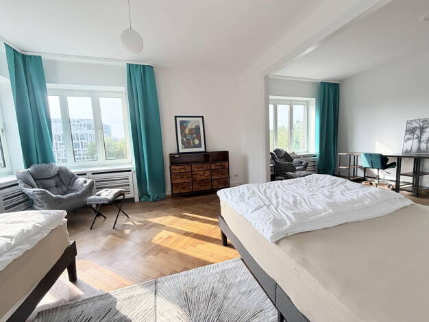 WG-Zimmer zur Miete auf Zeit 870 € 95 m² 4. Geschoss Uerdinger Straße Golzheim Stadtbezirk 1 40474