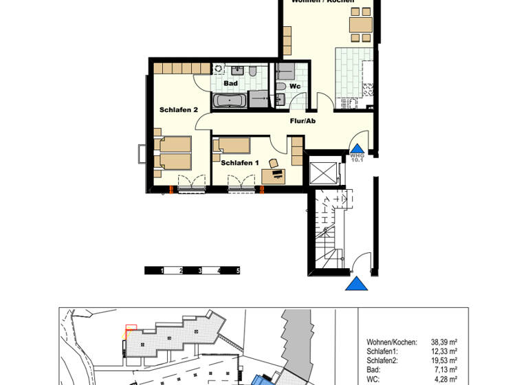 Wohnung zum Kauf - Erstbezug 814.600 € 3 Zimmer 100,6 m² Wesselburer Weg 12 a Osdorf Hamburg 22549