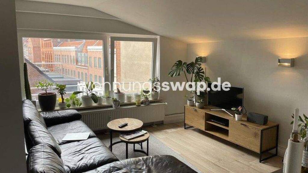Studio zur Miete Tauschwohnung 695 € 3 Zimmer 53 m² 3. Geschoss Innenstadt Lübeck 23552