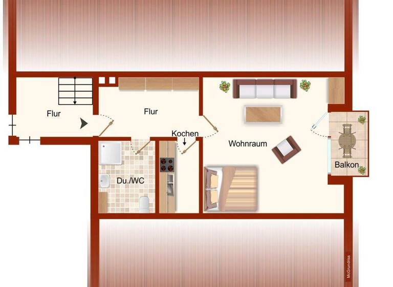 Studio zum Kauf 199.000 € 1 Zimmer 39,7 m² Baltrum / Ostdorf 26579