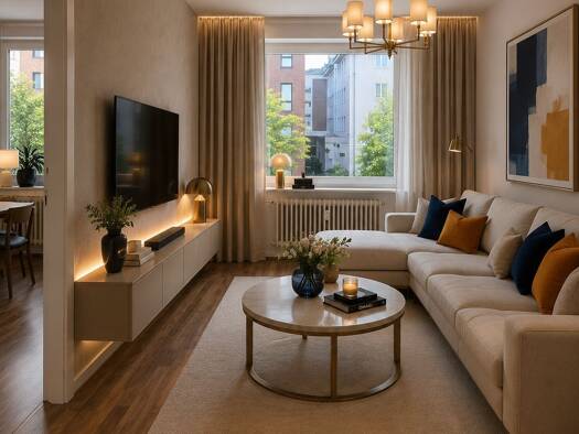 Wohnung zur Miete 950 € 2 Zimmer 50 m² Geschoss 2/5 frei ab 01.09.2026 Flingern Süd Stadtbezirk 2 40233