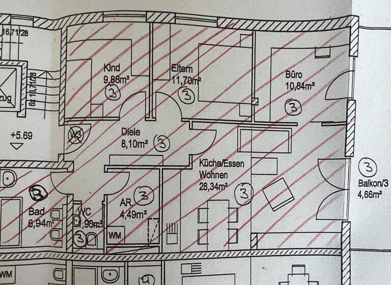 Wohnung zum Kauf provisionsfrei 350.000 € 4 Zimmer 84,4 m² 2. Geschoss Griesbach Bad Griesbach 94086