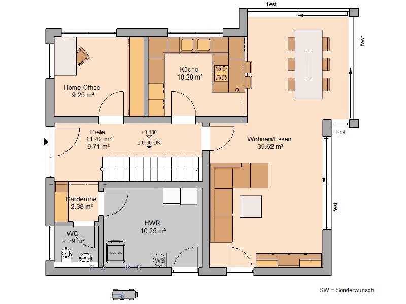 Einfamilienhaus zum Kauf 679.890 € 5 Zimmer 153 m²<br/>Wohnfläche 621 m²<br/>Grundstück Gierstädt Gierstädt 99100