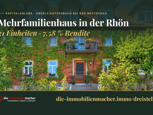 Mehrfamilienhaus zum Kauf als Kapitalanlage geeignet 1.695.000 € 1 Zimmer 1.526,7 m² 4.681 m² Grundstück Dreistelz 5 Modlos Oberleichtersbach 97789