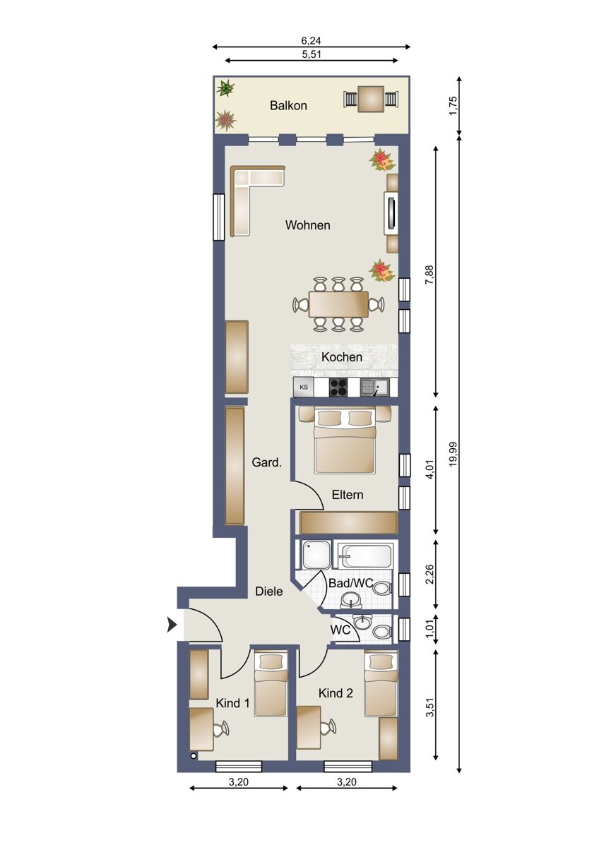 Wohnung zum Kauf provisionsfrei 540.000 € 4,5 Zimmer 108,6 m²<br/>Wohnfläche Faurndau Göppingen / Faurndau 73035