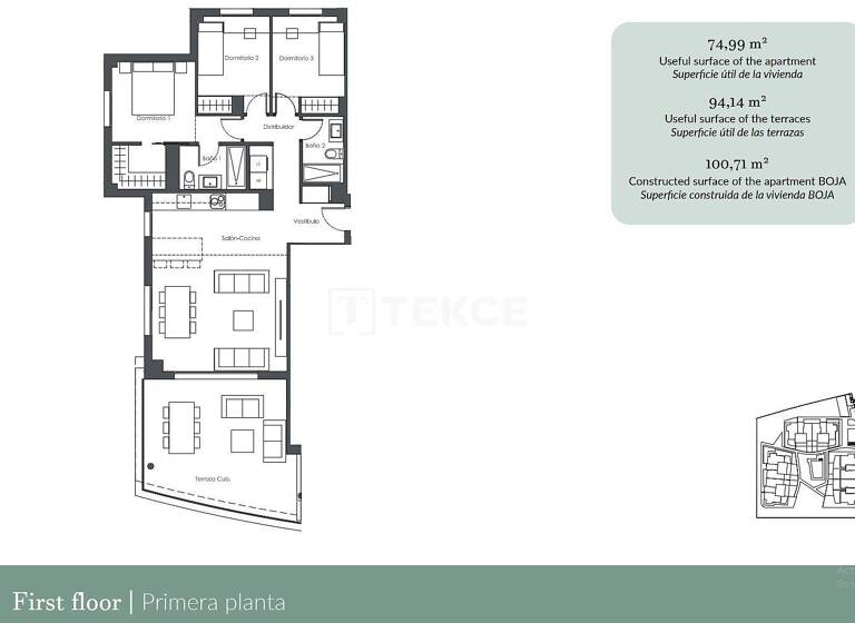 Penthouse zum Kauf 570.000 € 3 Zimmer 88 m² EG Málaga 29693