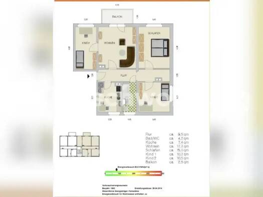 Wohnung zur Miete Tauschwohnung 561 € 4 Zimmer 78 m² 5. Geschoss Südvorstadt-Ost Dresden 01069