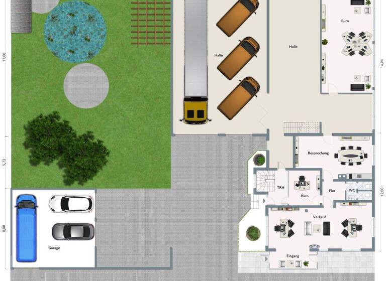 Lagerhalle zum Kauf 2.150.000 € 532,3 m² Lagerfläche Backnang 71522