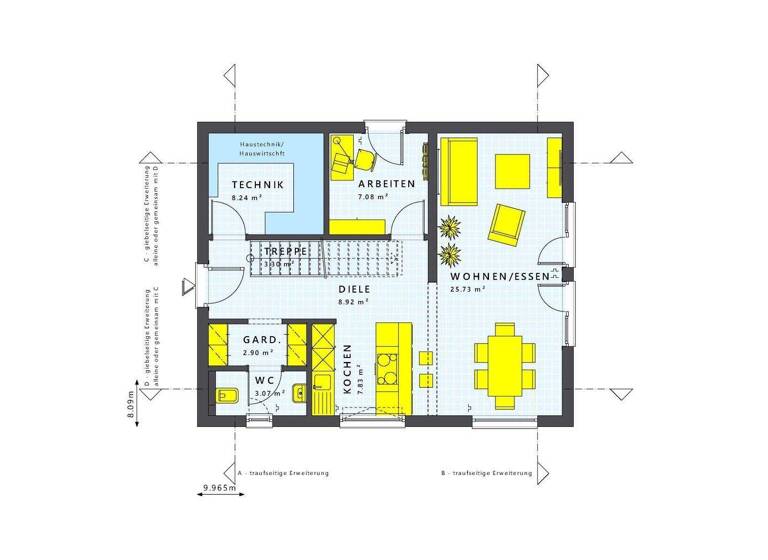 Einfamilienhaus zum Kauf provisionsfrei 614.700 € 5 Zimmer 126 m² 363 m² Grundstück Sasbach Endingen am Kaiserstuhl 79346