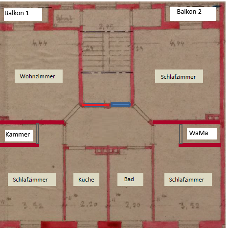 Wohnung zur Miete 1.200 € 4 Zimmer 102 m²<br/>Wohnfläche ab sofort<br/>Verfügbarkeit Sandberg 18 Sandberg - Achter de Möhl Flensburg 24937