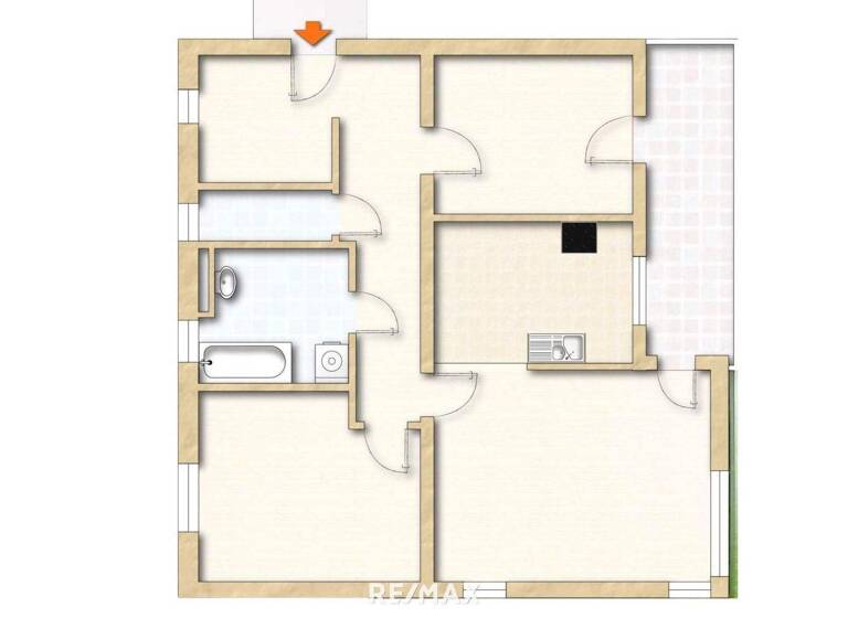 Wohnung zur Miete 555 € 3 Zimmer 75 m² Baderstraße 29 Kaindorf 8430