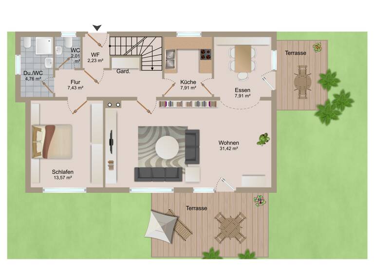 Einfamilienhaus zum Kauf 539.000 € 5 Zimmer 129 m²<br/>Wohnfläche 630 m²<br/>Grundstück Puschendorf 90617