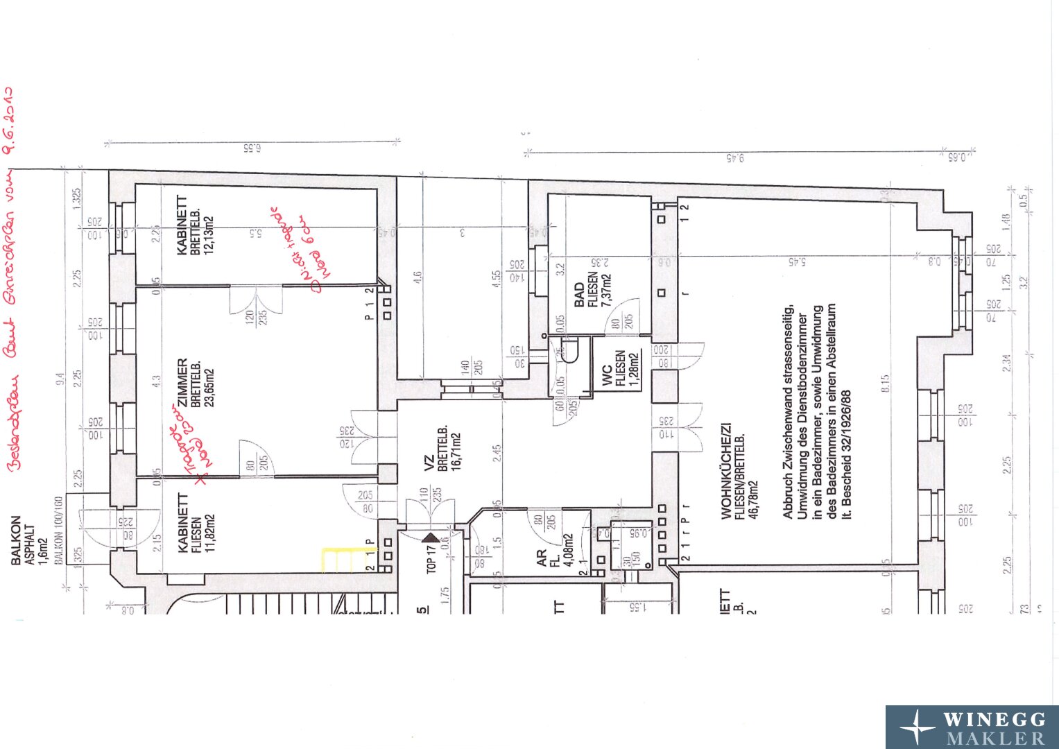 Wohnung zum Kauf 890.000 € 4 Zimmer 124 m²<br/>Wohnfläche 2.<br/>Geschoss Bandgasse Wien 1070