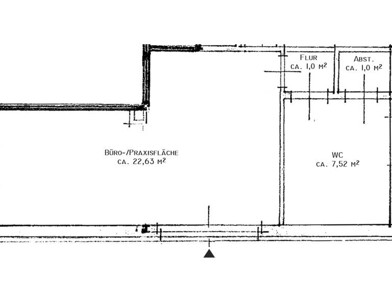 Bürofläche zur Miete 350 € 1 Zimmer 22 m² Bürofläche Kirchgellersen 21394