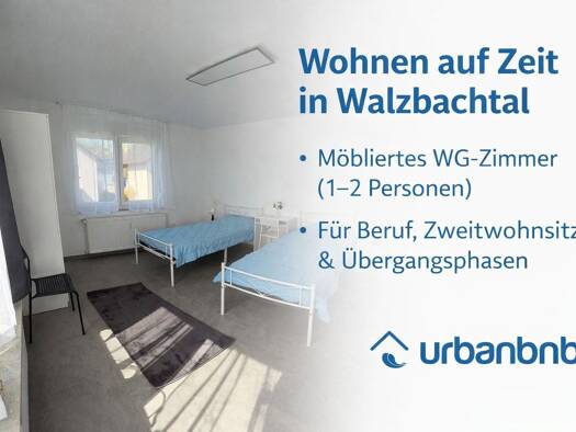 WG-Zimmer zur Miete auf Zeit 550 € 18 m² frei ab 30.09.2026 Grombacher Straße Jöhlingen Walzbachtal 75045
