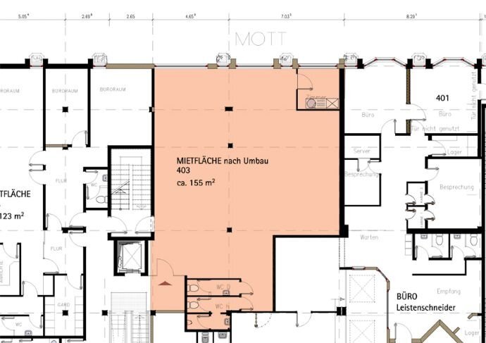 Büro-/Praxisfläche zur Miete provisionsfrei 163 m²<br/>Bürofläche Bahnhofstr. 10-14 St. Wendel St. Wendel 66606