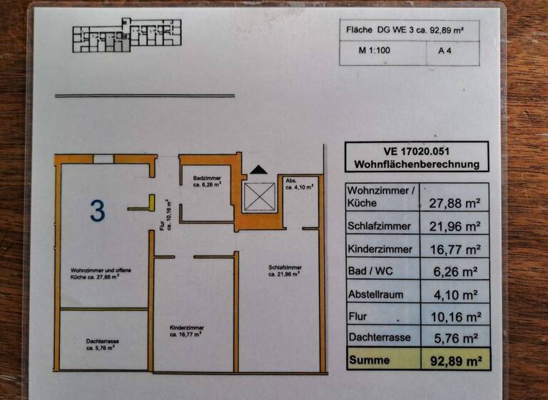 Wohnung zur Miete 1.245 € 3 Zimmer 92,9 m²<br/>Wohnfläche Dachgeschoss, 4.<br/>Geschoss 01.08.2025<br/>Verfügbarkeit Siemensstraße 4 Ludwigsburg - West Ludwigsburg 71636