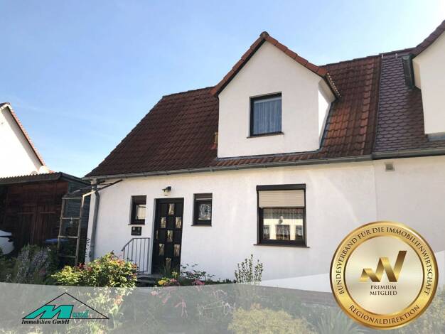 Doppelhaushälfte zum Kauf 125.000 € 3 Zimmer 67,3 m² 285 m² Grundstück Kitzscher Kitzscher 04567