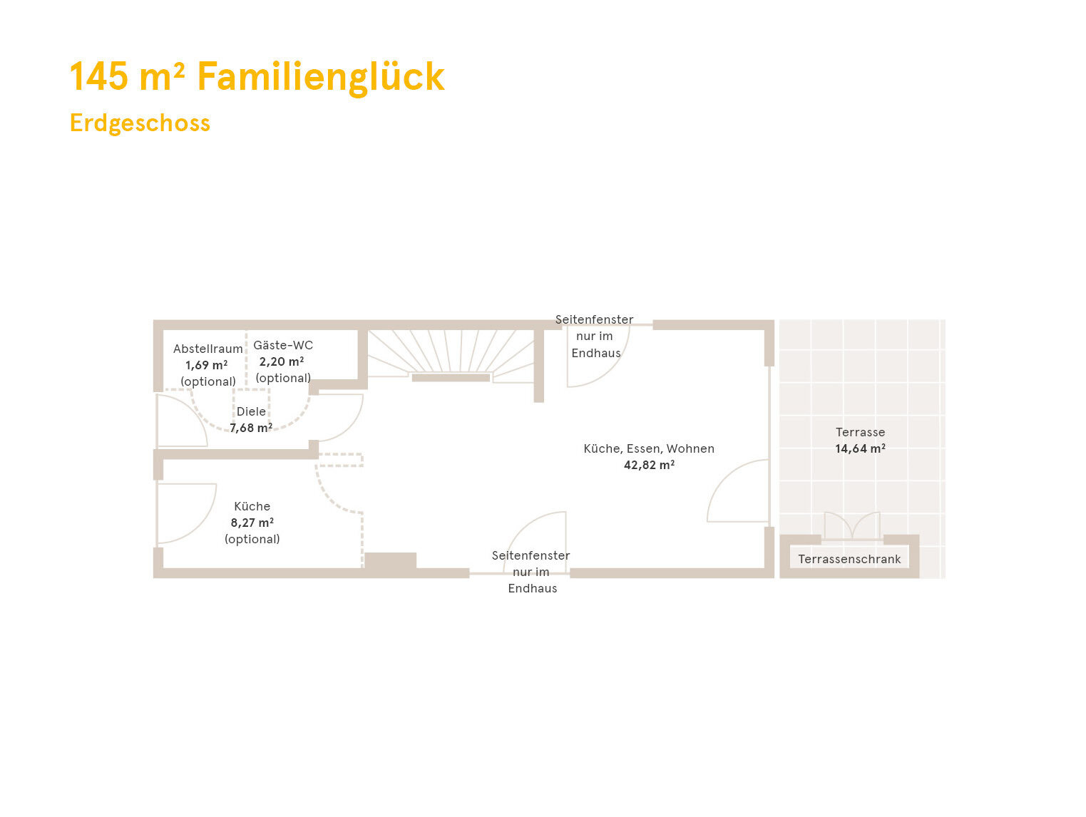 Reihenmittelhaus zum Kauf provisionsfrei 329.990 € 5 Zimmer 145 m²<br/>Wohnfläche 201,6 m²<br/>Grundstück Käthe-Kollwitz-Str. 10a Luckenwalde Luckenwalde 14943