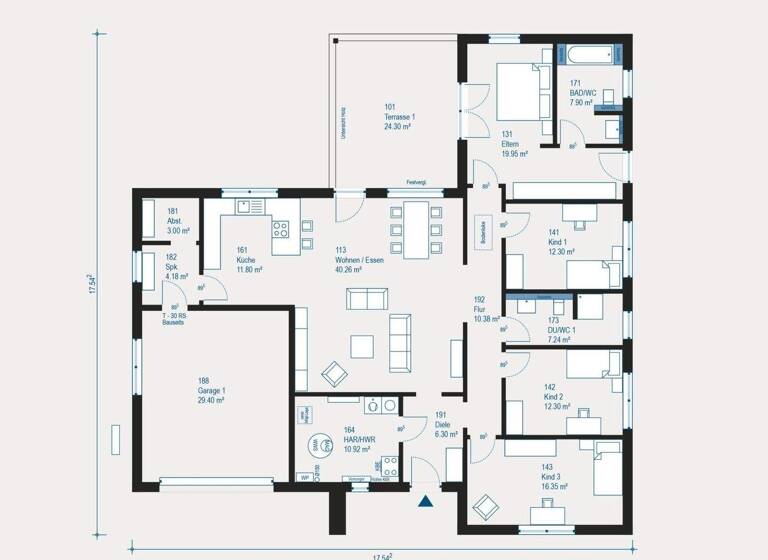 Bungalow zum Kauf 689.700 € 5 Zimmer 187 m² 838,1 m² Grundstück Neumarkt Neumarkt in der Oberpfalz 92318