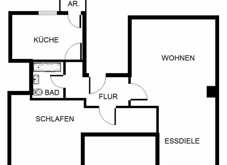 Wohnung zur Miete 488 € 2 Zimmer 61,8 m²<br/>Wohnfläche Dachgeschoss<br/>Geschoss 20.05.2025<br/>Verfügbarkeit Obernitzstr. 5 Südostviertel Essen 45139