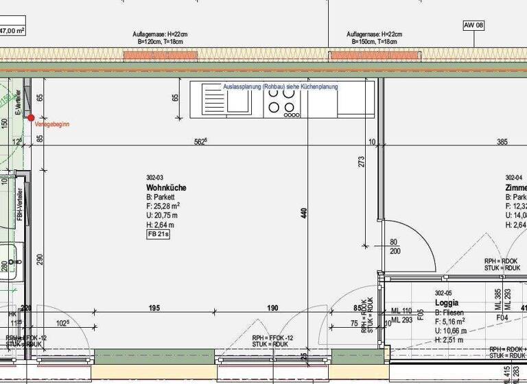 Wohnung zur Miete 534 € 2 Zimmer 47 m² 3. Geschoss Reininghausstraße Eggenberg Graz 8020