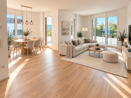 Wohnung zur Miete - Erstbezug 1.534 € 4,5 Zimmer 118 m² 2 Geschosse frei ab sofort Ströllerbachallee 46 Öhringen Öhringen 74613