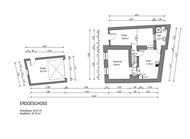 Studio zum Kauf 199.000 € 6 Zimmer 115 m²<br/>Wohnfläche Schmelz Schmelz / Außen 66839