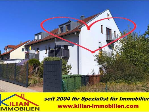 Wohnung zur Miete 740 € 2 Zimmer 68,5 m² Geschoss 2/2 frei ab sofort Roth Roth 91154