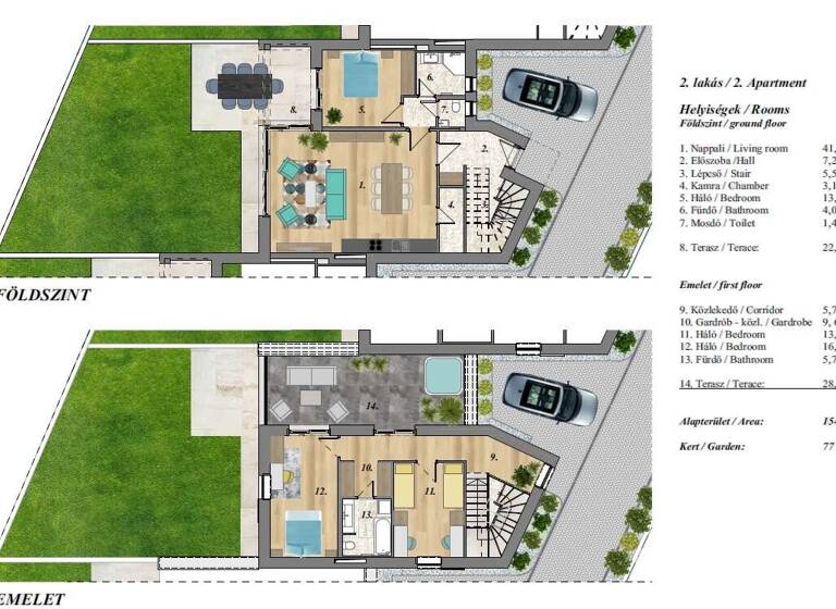 Einfamilienhaus zum Kauf 435.000 € 4 Zimmer 154 m² 235 m² Grundstück frei ab sofort Balatonszárszó 8622