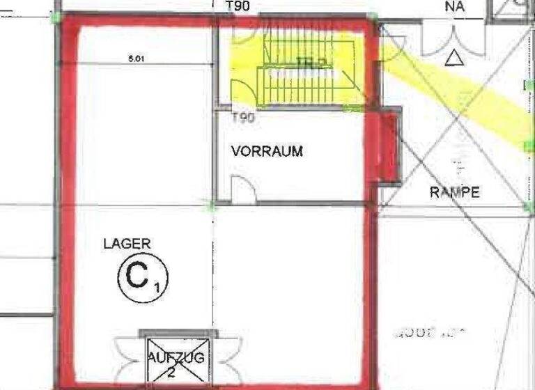 Lagerhalle zur Miete 3.461 € 844 m² Lagerfläche Spradow Bünde 32257