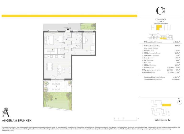 Wohnung zum Kauf - Erstbezug 368.000 € 3 Zimmer EG Hollabrunn 2020