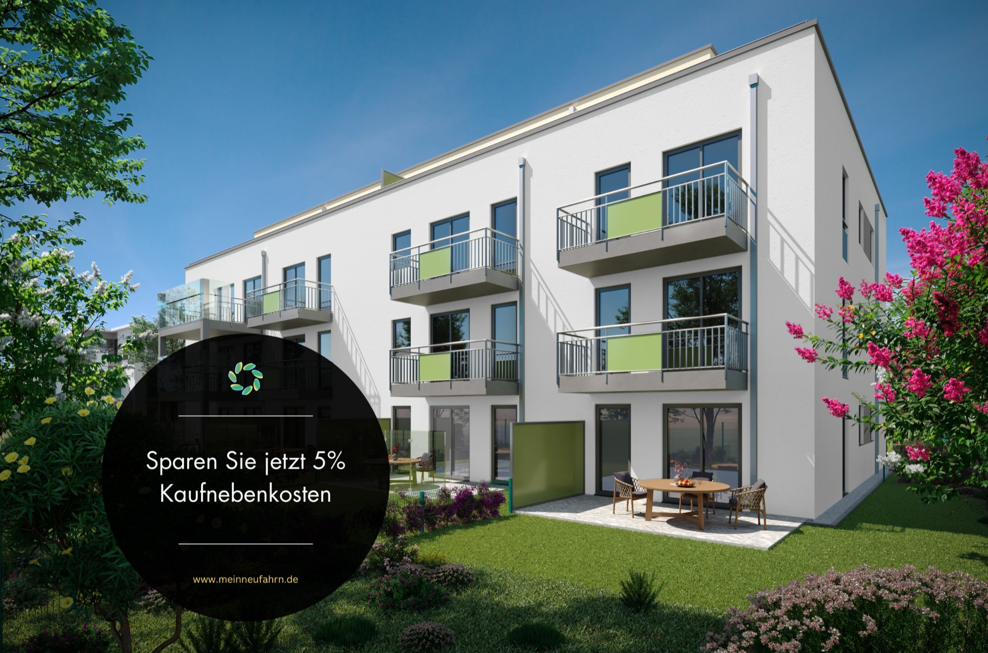 Wohnung zum Kauf provisionsfrei 362.900 € 2 Zimmer 46,5 m²<br/>Wohnfläche 2.<br/>Geschoss Neufahrn Neufahrn 85375