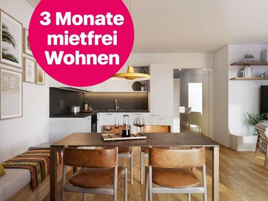 Wohnung zur Miete - Erstbezug 1.186 € 3 Zimmer 73,2 m² 2. Geschoss Ortsstraße Vösendorf 2331