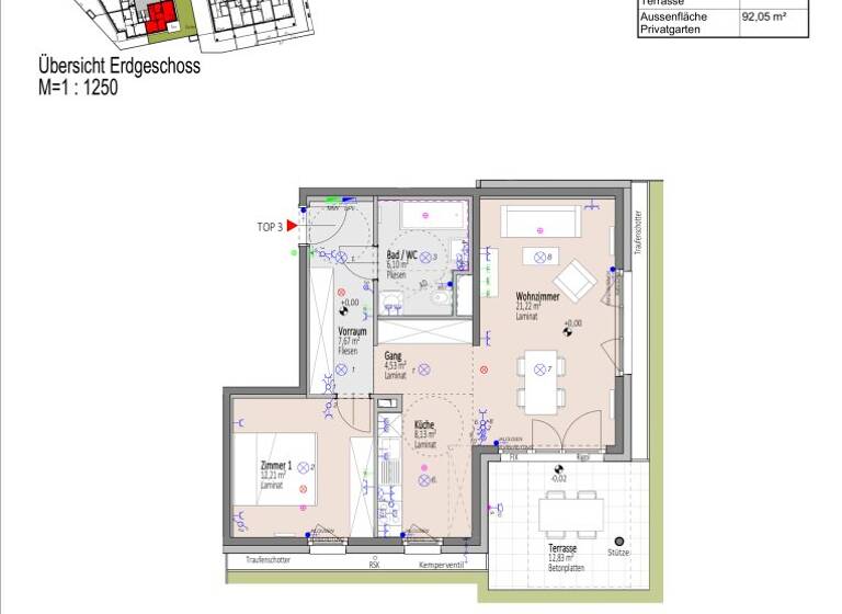 Wohnung zum Kauf - Erstbezug 222.861 € 2 Zimmer 59,9 m² EG Elisabeth Bollenberger - Gasse Wiener Neustadt 2700