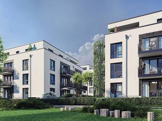 Wohnung zum Kauf - Erstbezug provisionsfrei 485.000 € 3 Zimmer 59,6 m² 2. Geschoss frei ab 30.06.2026 Dieburger Straße 12D Fechenheim Frankfurt am Main 60386