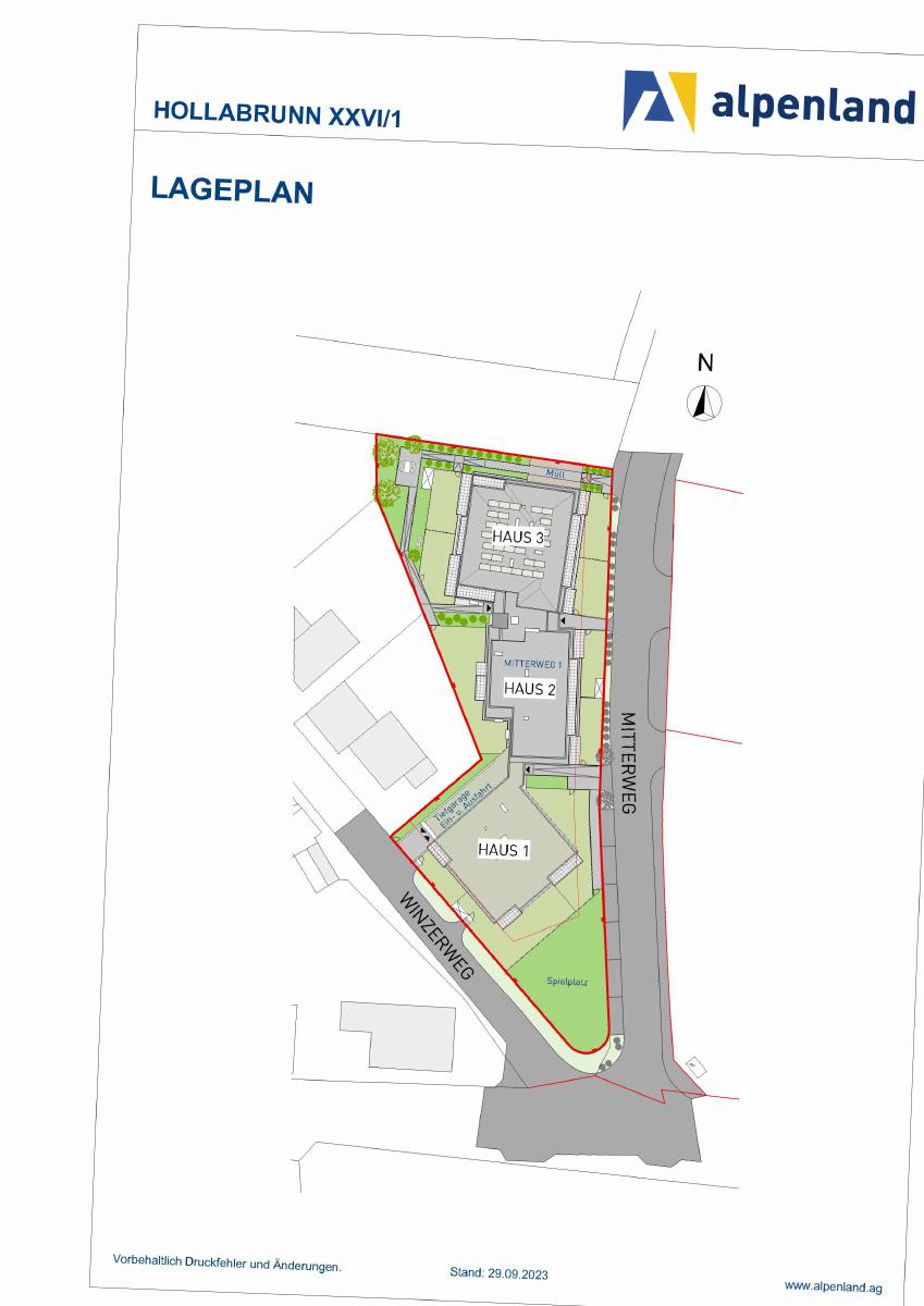 Wohnung zur Miete 1.001 € 3 Zimmer 73,7 m²<br/>Wohnfläche Hollabrunn 2020