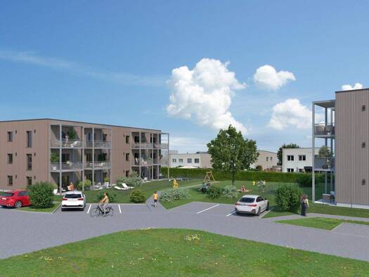 Wohnung zur Miete - Erstbezug 753 € 3 Zimmer 70 m² EG frei ab 01.12.2026 Sportplatzstraße 32 und 33 Haag am Hausruck 4680