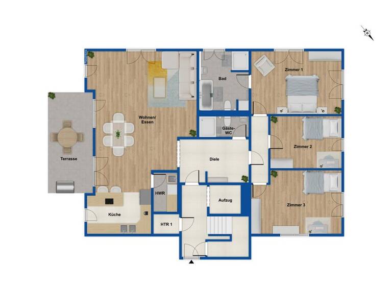 Wohnung zum Kauf 890.000 € 4 Zimmer 145 m² Neu Schwachhausen Bremen 28213