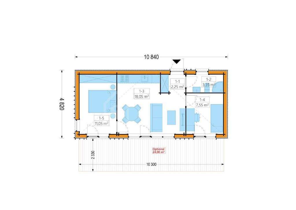 Immobilie in Villenbach - Bungalow  - Bild 2