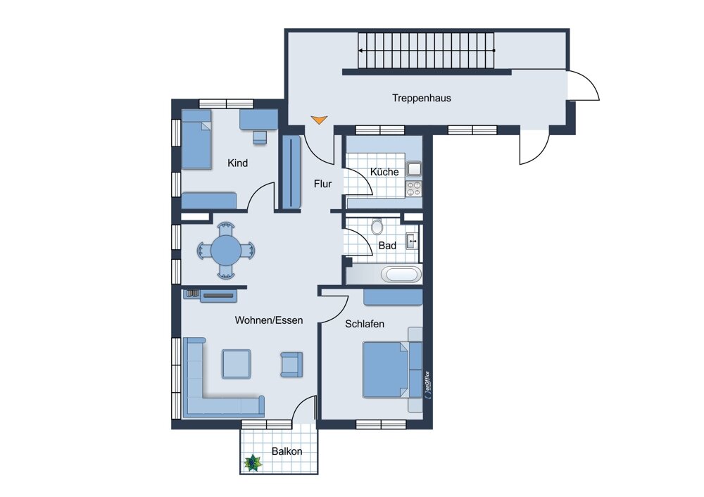 Wohnung zum Kauf 358.000 € 3,5 Zimmer 80 m²<br/>Wohnfläche 2.<br/>Geschoss Überlingen Überlingen 88662