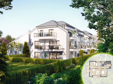 Penthouse zum Kauf - Erstbezug provisionsfrei 589.500 € 4 Zimmer 109 m² Dachgeschoss, 2. Geschoss frei ab sofort Forsthausstraße 38 Mühlheim Mühlheim am Main 63165