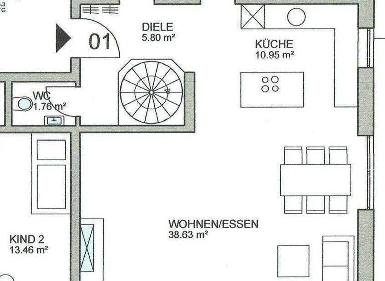 Wohnung zum Kauf 480.000 € 5 Zimmer 170 m² EG Lahr Lahr/Schwarzwald 77933