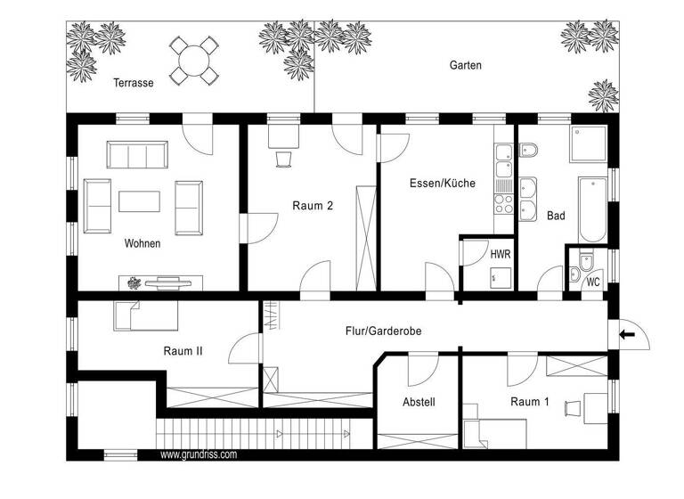 Wohnung zur Miete 1.050 € 5 Zimmer 153 m² EG frei ab 01.05.2026 Okeler Straße 37 Okel Syke 28857