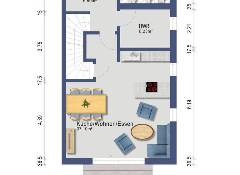 Reihenendhaus zum Kauf - Erstbezug 499.000 € 5 Zimmer 103 m² 179 m² Grundstück Baar Baar-Ebenhausen 85107